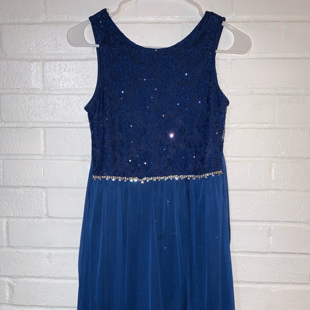 Blue dress for girls.